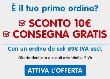 10€ DI SCONTO E CONSEGNA GRATIS